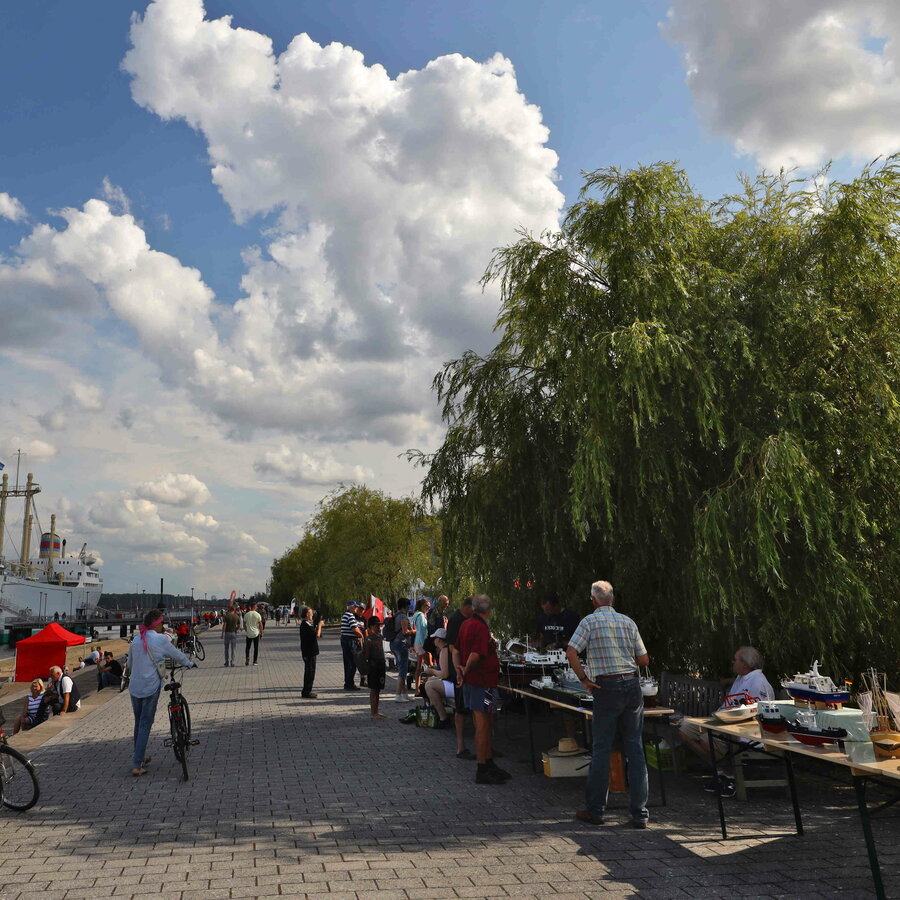 Hanse Sail 2021 am Museumsschiff Dresden Foto: Danny Gohlke