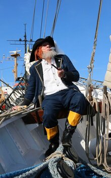 Der Klabautermann für die Hanse Sail